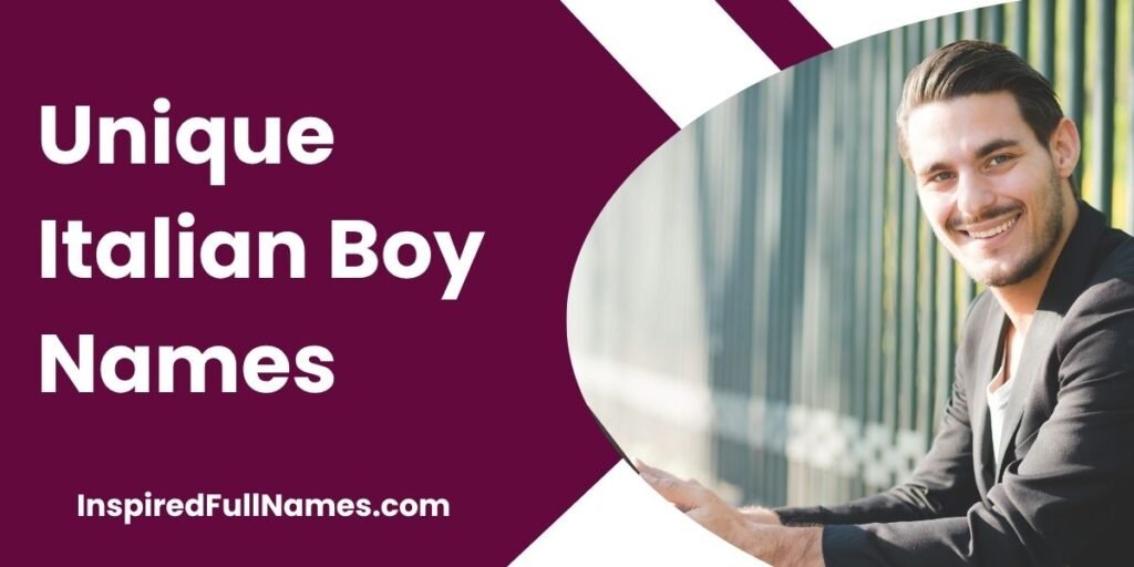 Unique Italian Boy Names
