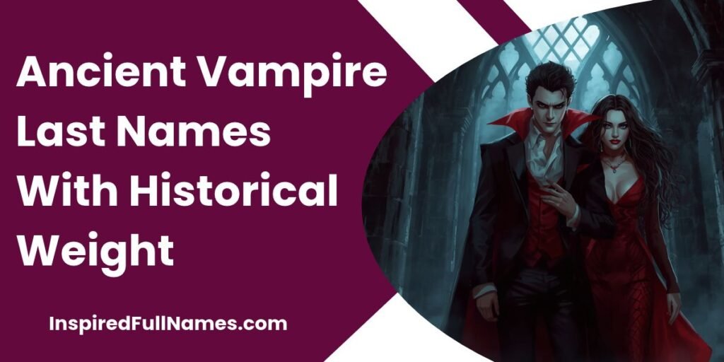 Ancient Vampire Last Names With Historical Weight