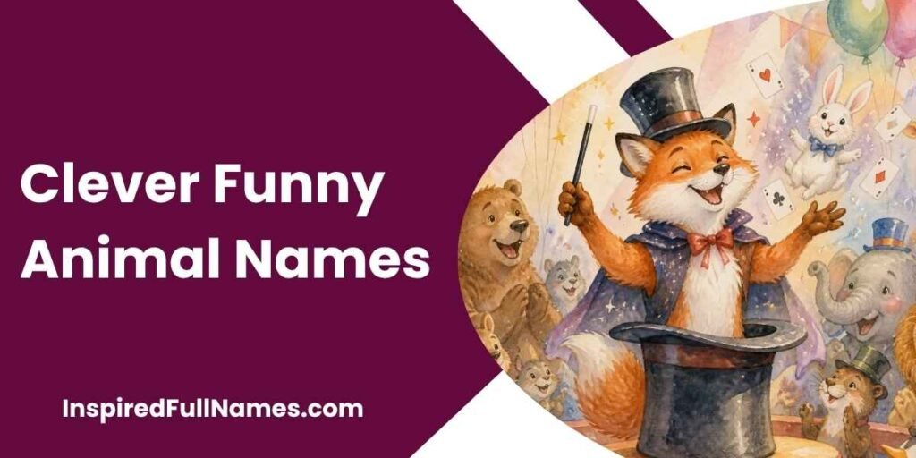 Clever Funny Animal Names