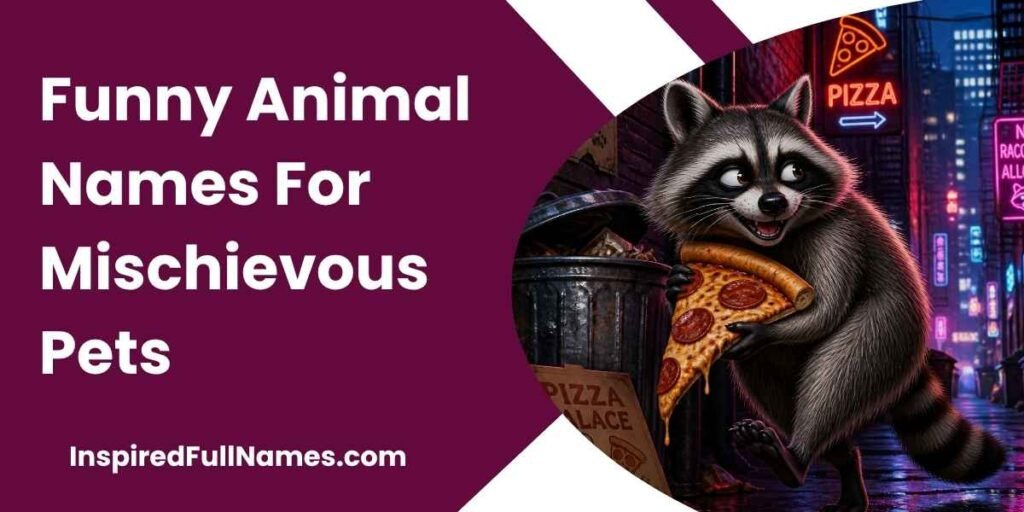 Funny Animal Names For Mischievous Pets